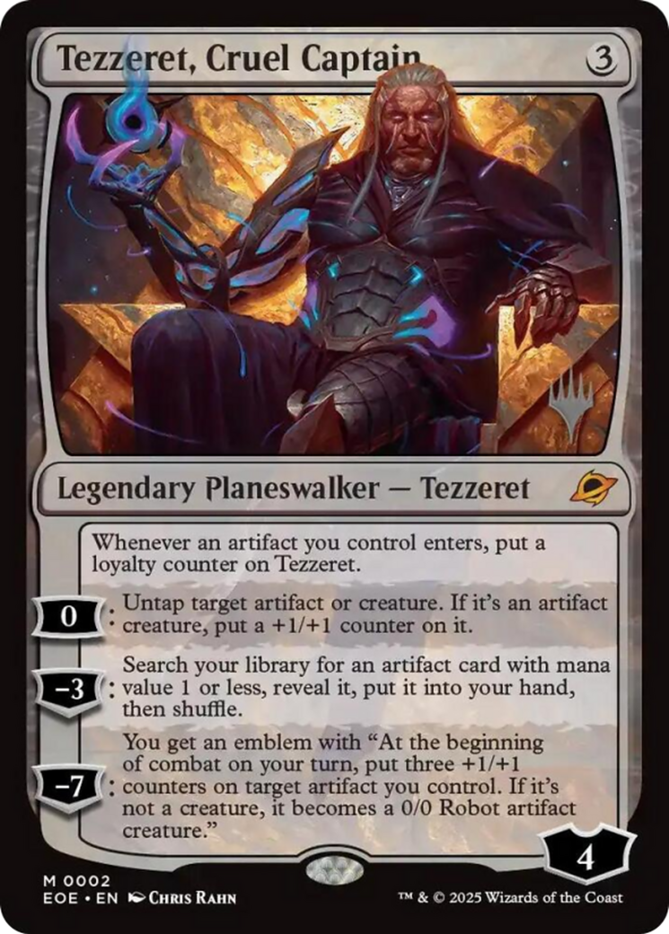 Tezzeret, Cruel Captain | Edge of Eternities Promos #2p