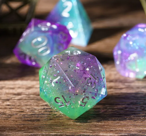 Sharp Edge Transparent Glitter