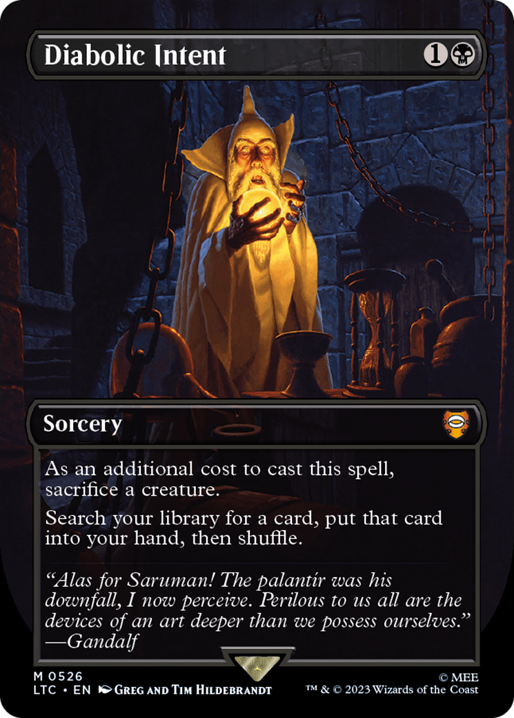 Diabolic Intent | Tales of Middle-earth Commander #526