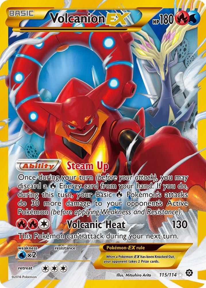 Volcanion EX (Secret) | XY - Steam Siege #115/114