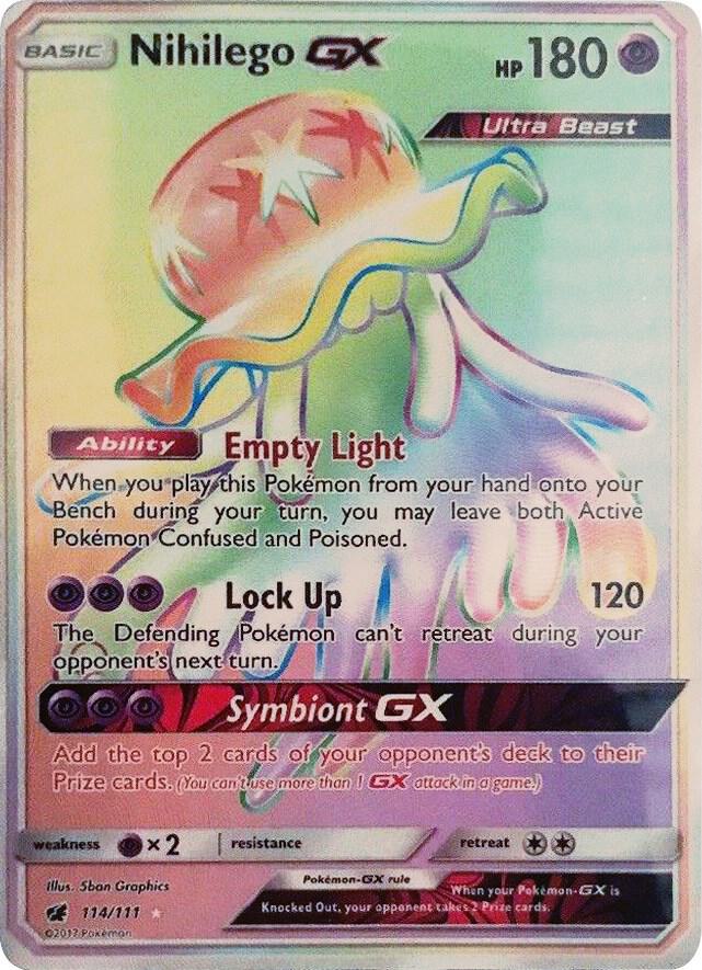 Nihilego GX (Secret) | SM - Crimson Invasion #114/111