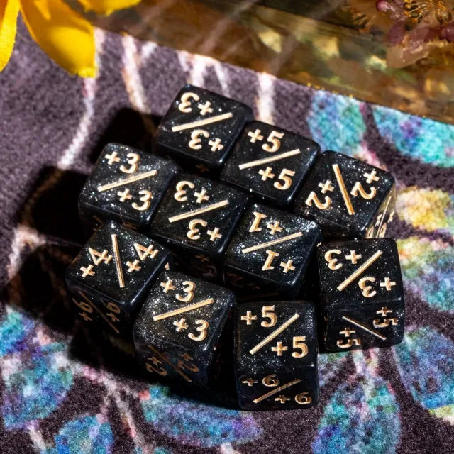 Glitter Counter Dice (12mm D6)