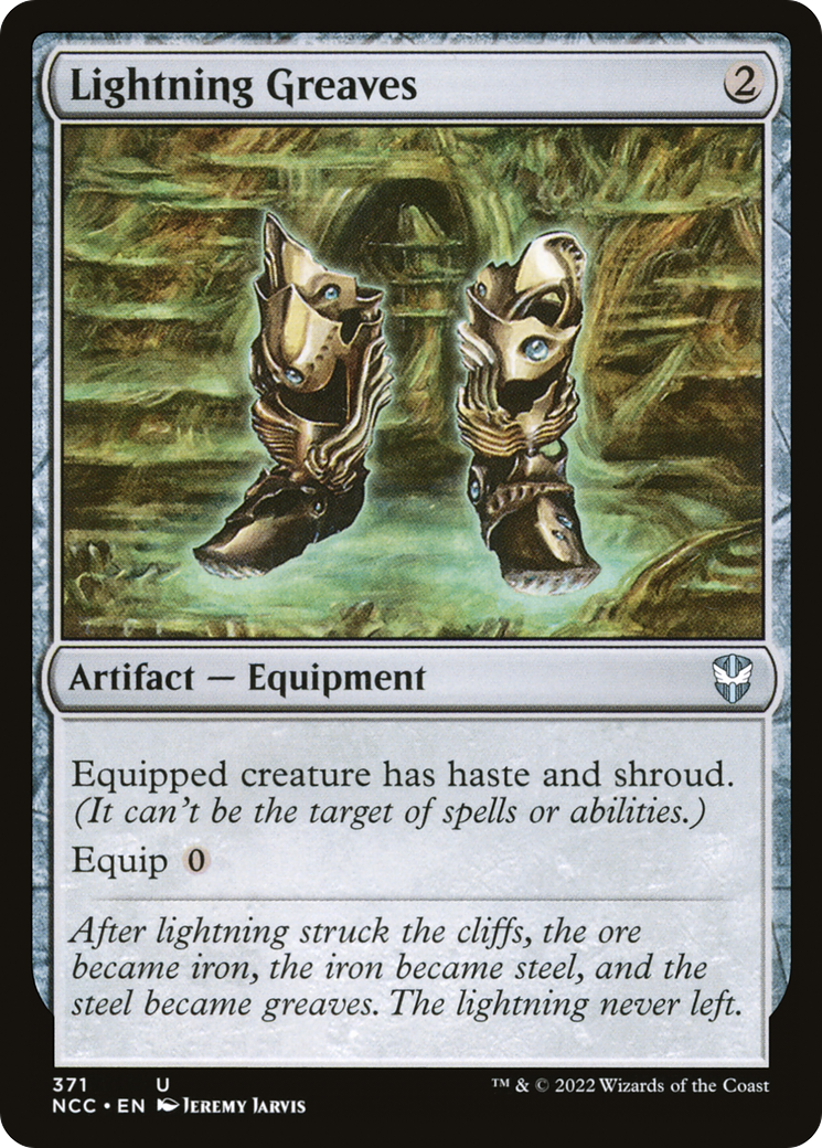 Lightning Greaves | New Capenna Commander #371