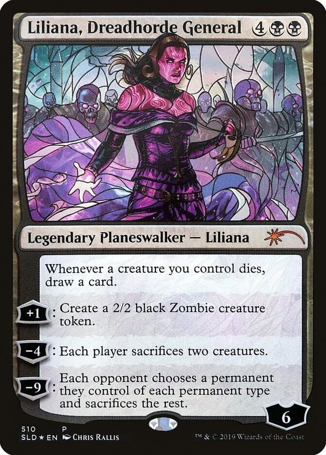 Liliana, Dreadhorde General (Stained Glass) | Secret Lair Drop Series #510
