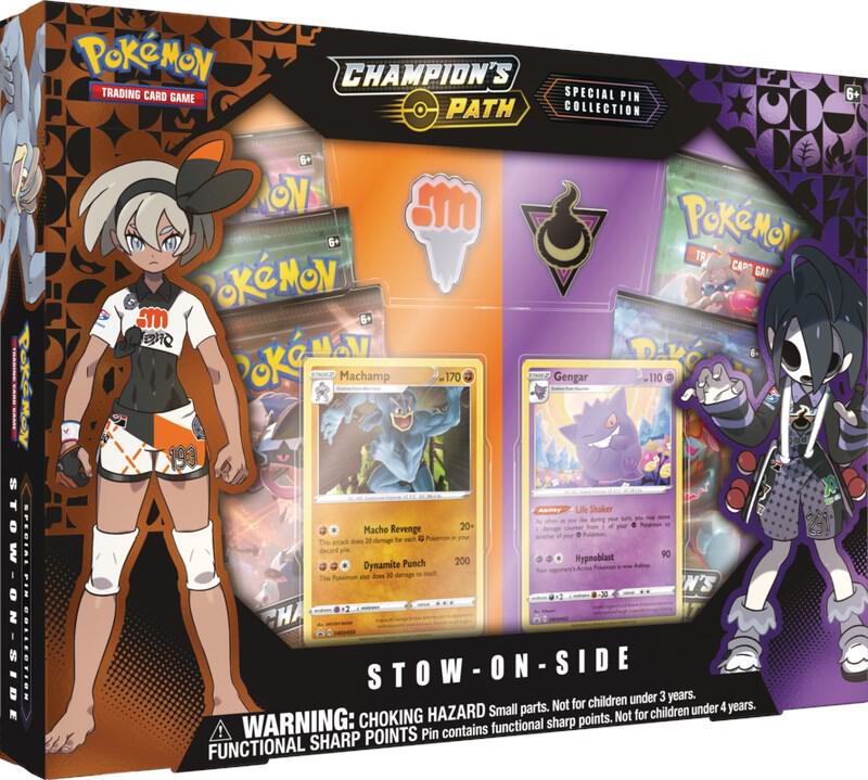 Pokemon TCG Champion's Path Pin Collection Box - Stow-On-Side
