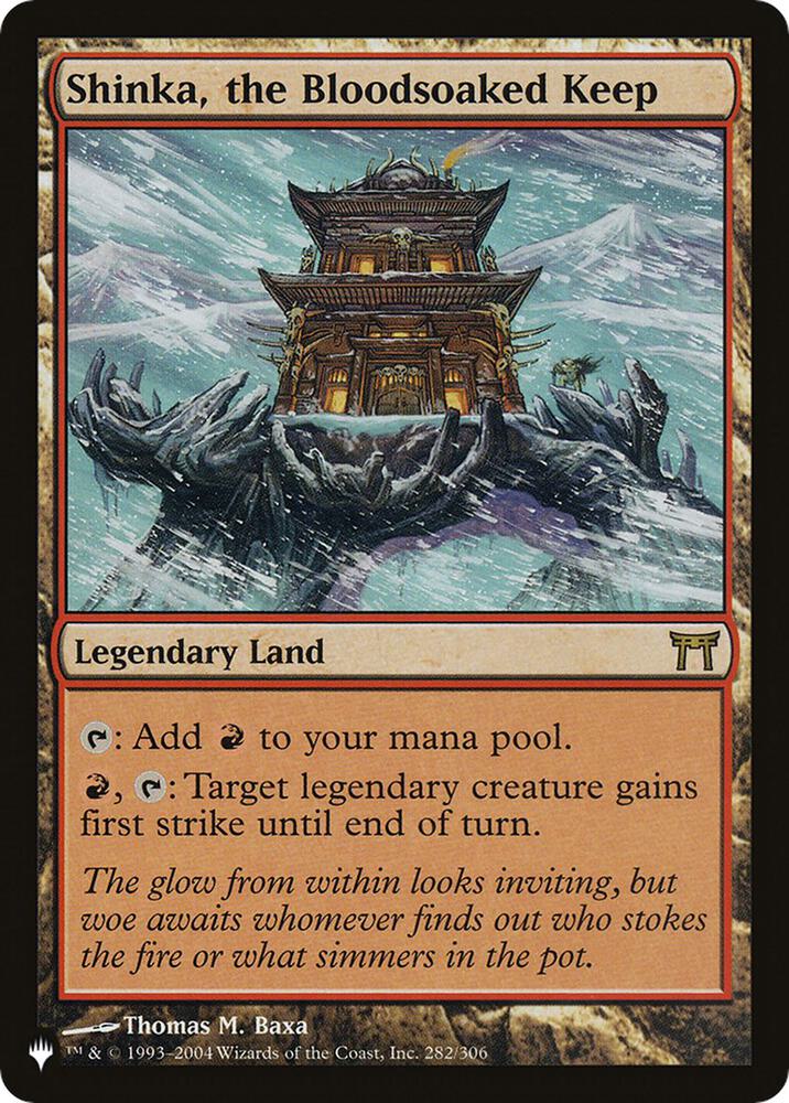 Shinka, the Bloodsoaked Keep | The List Reprints #282/306