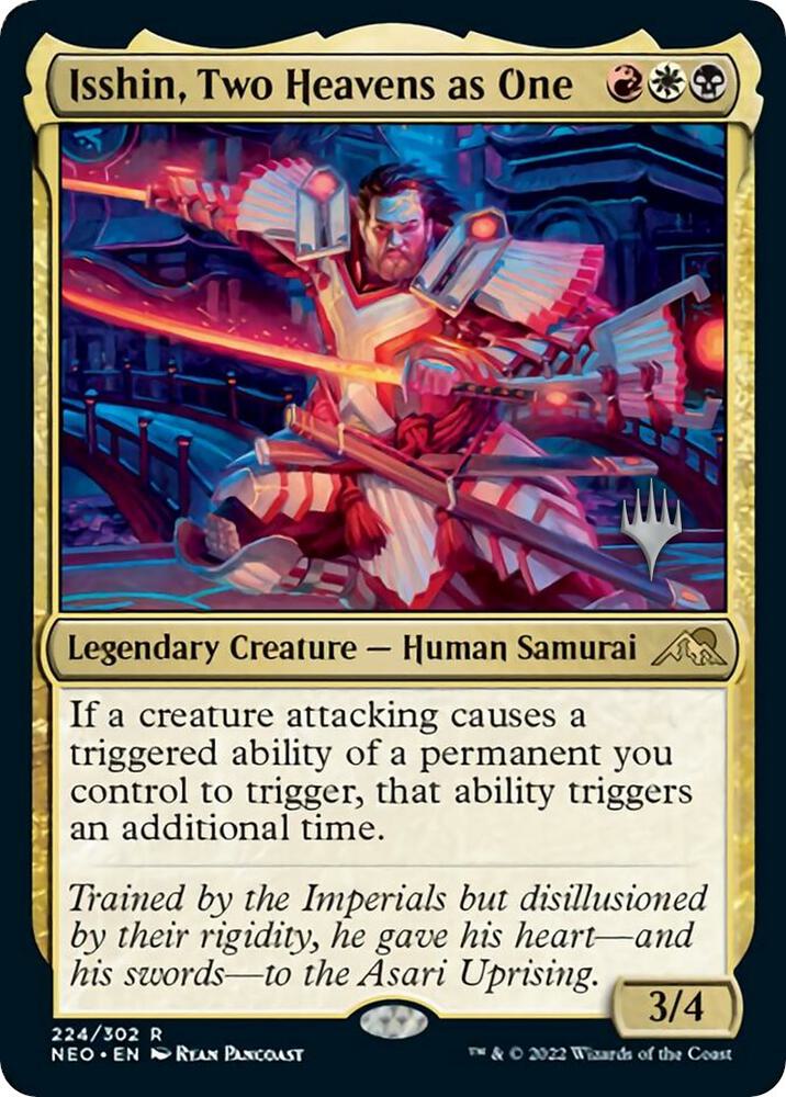 Isshin, Two Heavens as One | Promo Pack: Kamigawa: Neon Dynasty #224