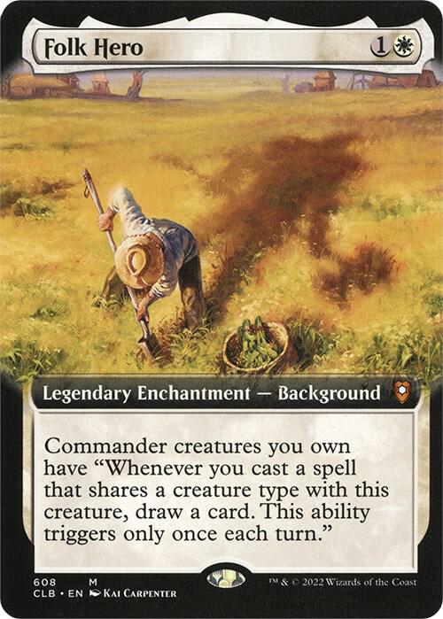 Folk Hero (Extended Art) | Commander Legends: Battle for Baldur's Gate #608