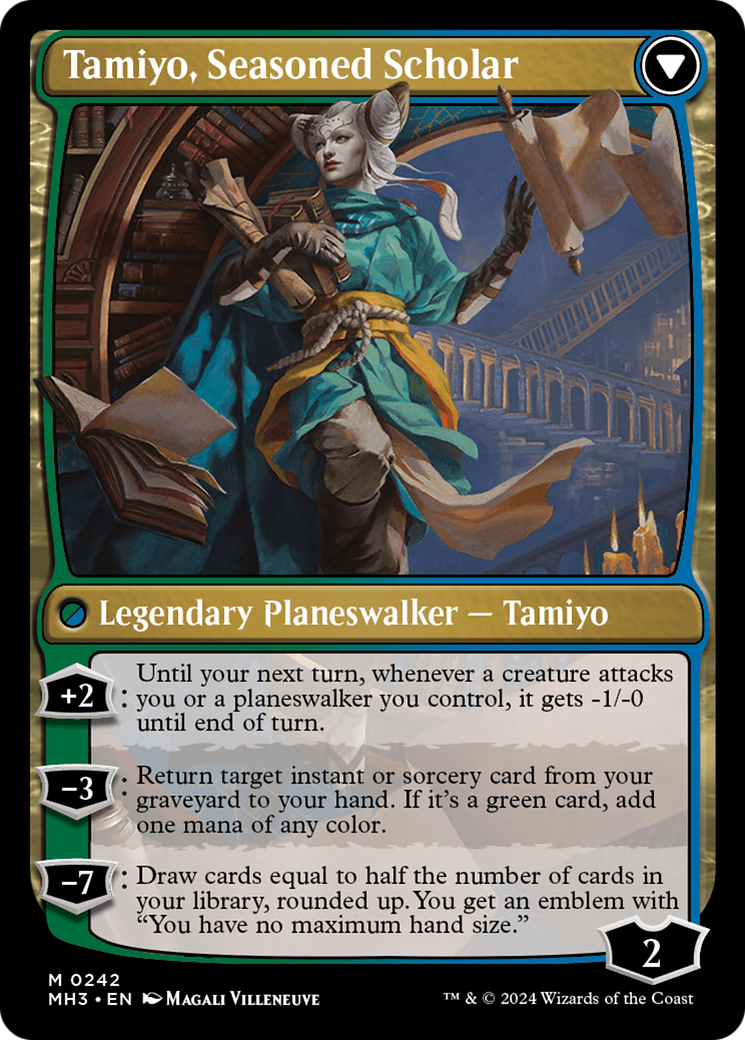 Tamiyo, Inquisitive Student // Tamiyo, Seasoned Scholar | Modern Horizons 3 #242