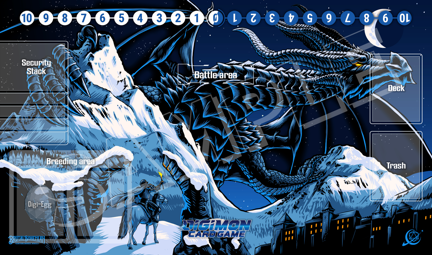 Galactic Games Dragon Playmat