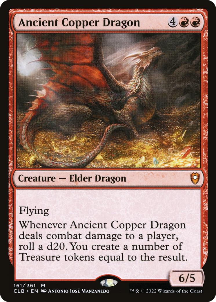 Ancient Copper Dragon | Commander Legends: Battle for Baldur's Gate #161