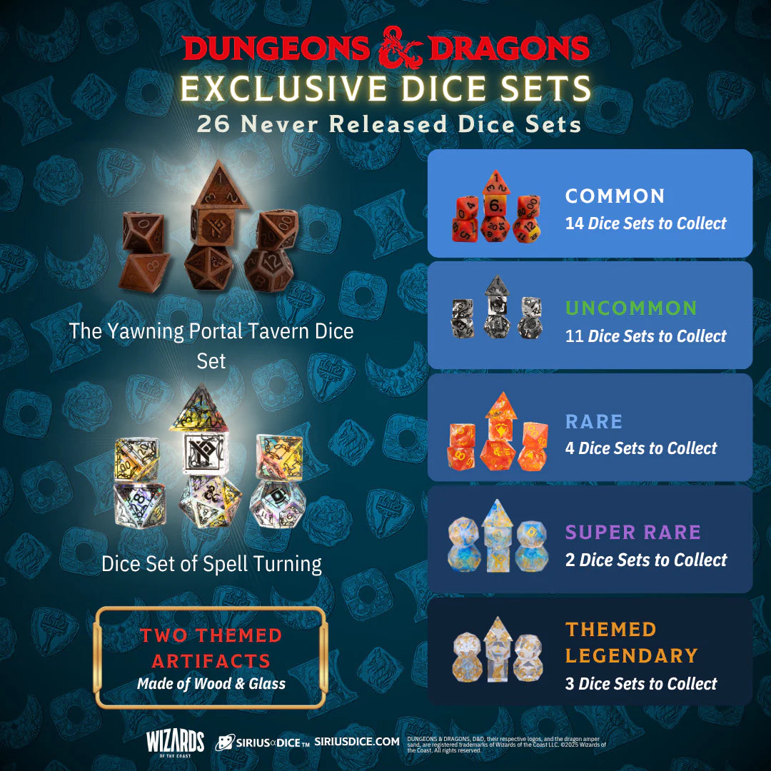 Sirius Dice: The Yawning Portal Treasure Packs