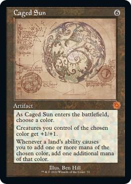 Caged Sun (Schematic) | The Brothers' War: Retro Frame Artifacts #72