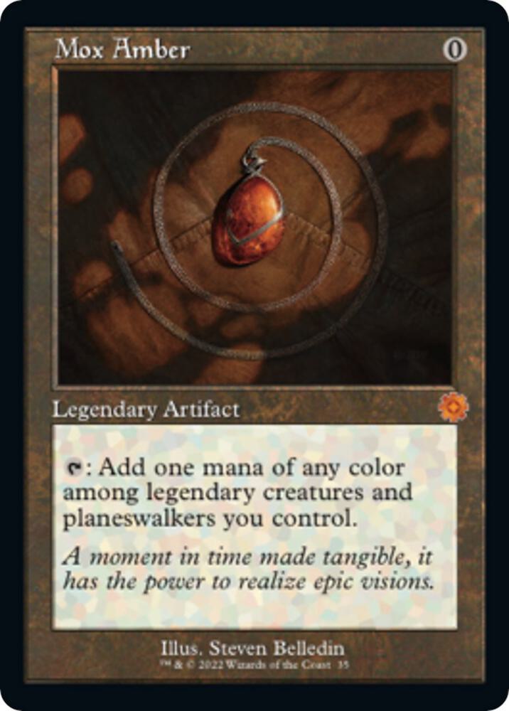 Mox Amber | The Brothers' War: Retro Frame Artifacts #35
