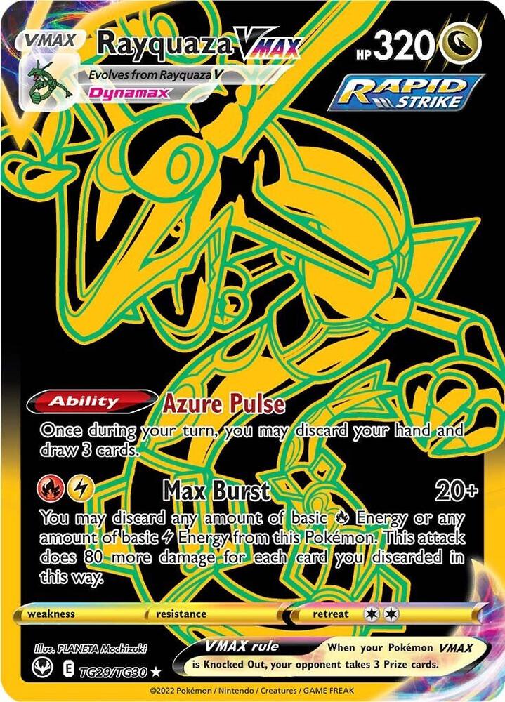 Rayquaza VMAX (Secret) | SWSH12: Silver Tempest Trainer Gallery #TG29/TG30