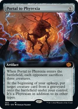 Portal to Phyrexia (Extended Art) | The Brothers' War #365