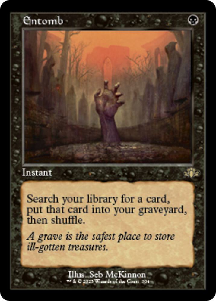 Entomb (Retro Frame) | Dominaria Remastered #304