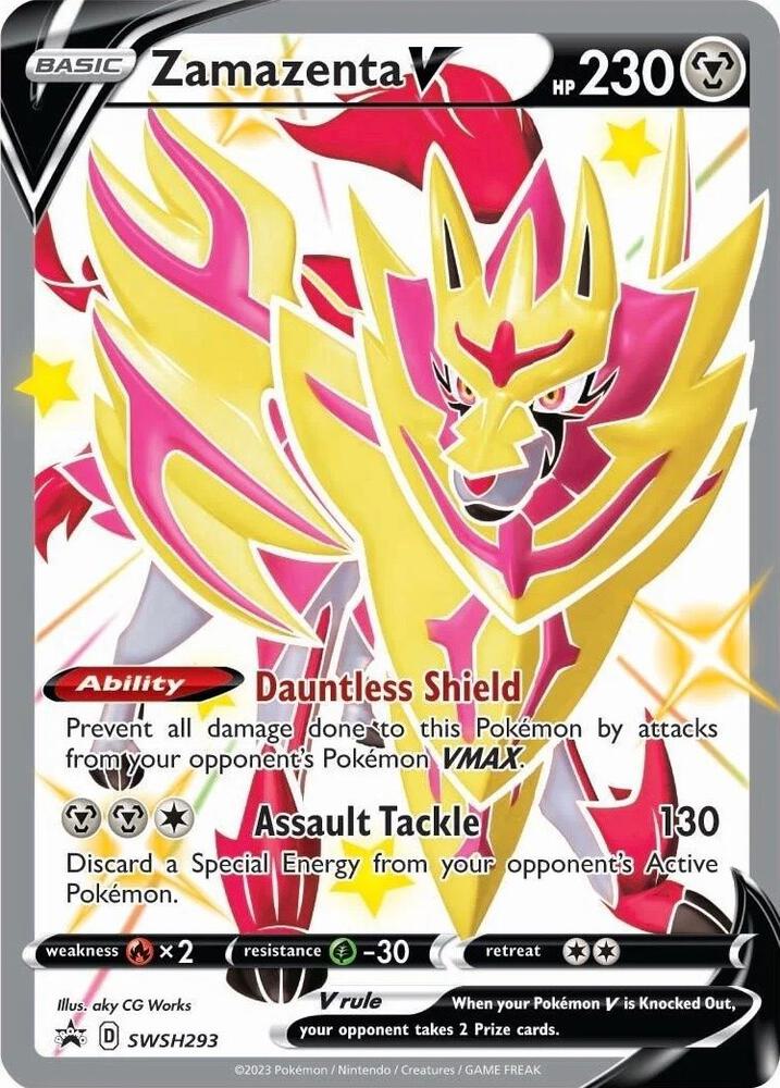 Zamazenta V (Shiny) - SWSH293 | SWSH: Sword & Shield Promo Cards #SWSH293