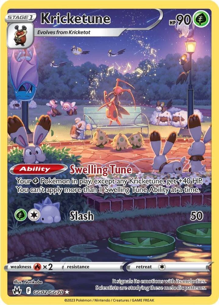 Kricketune | SWSH: Crown Zenith: Galarian Gallery #GG02/GG70