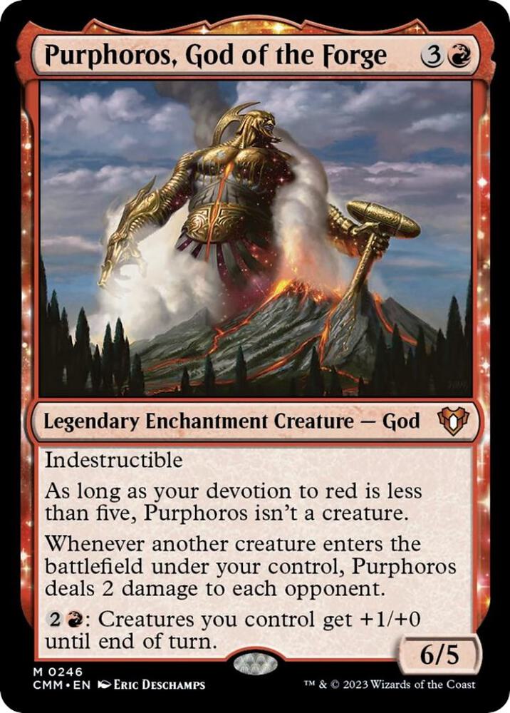 Purphoros, God of the Forge | Commander Masters #246