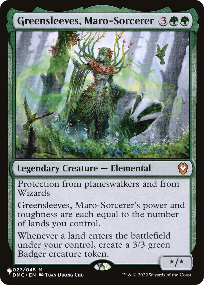 Greensleeves, Maro-Sorcerer | The List Reprints #027/048