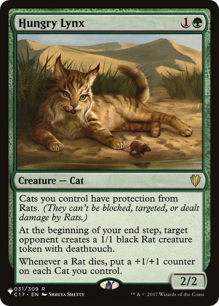 Hungry Lynx | The List Reprints #031/309