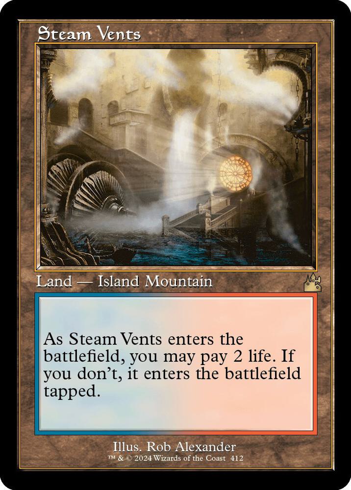 Steam Vents (Retro Frame) | Ravnica Remastered #412