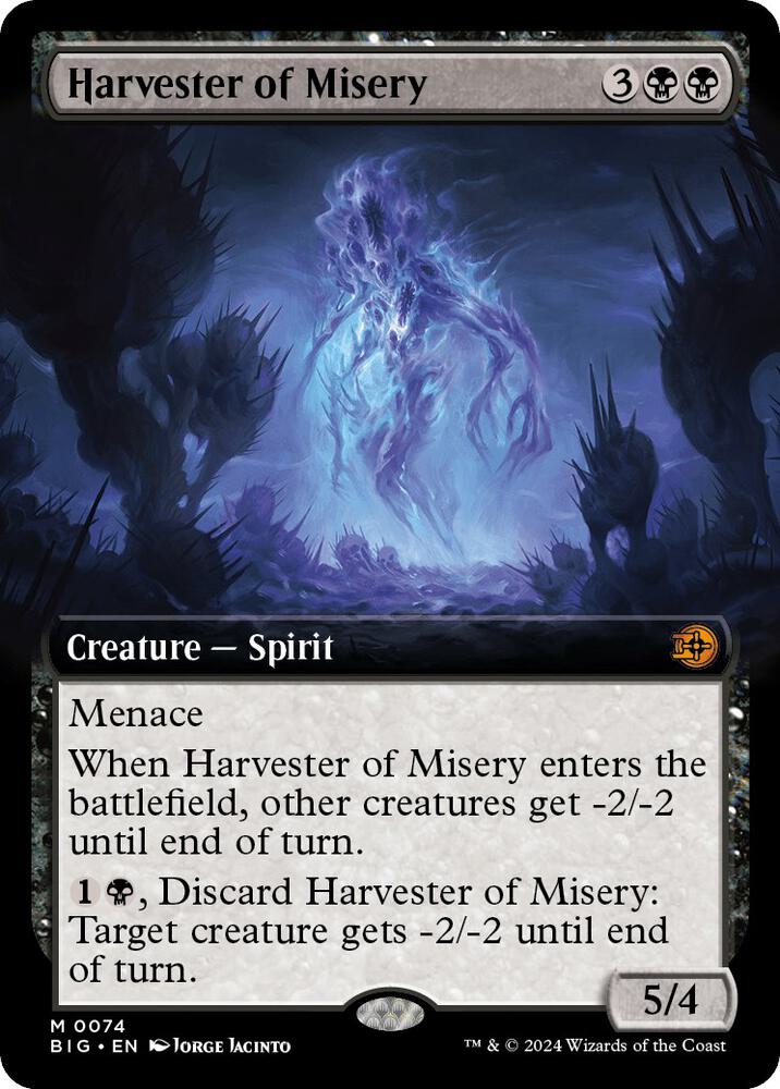 Harvester of Misery (Extended Art) | Outlaws of Thunder Junction: The Big Score #74
