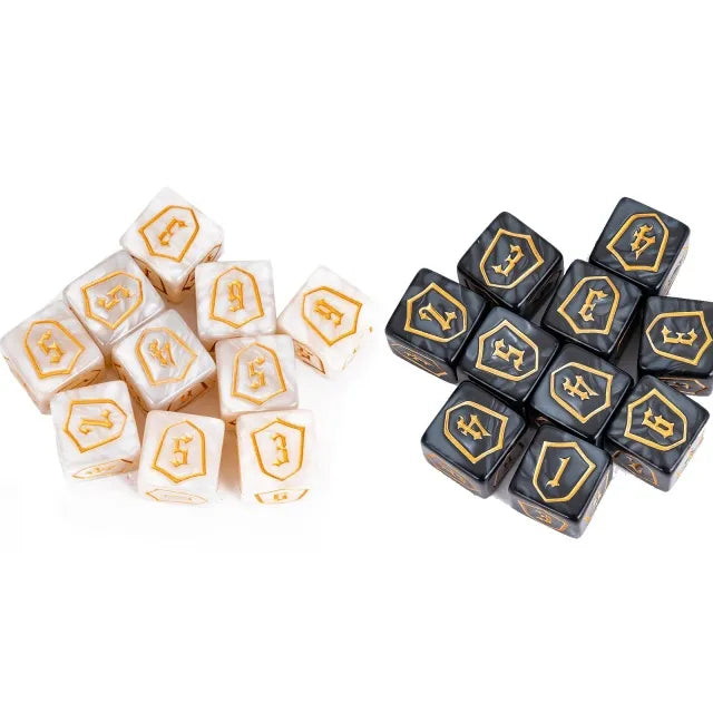 Shield Pattern Dice (16mm D6)