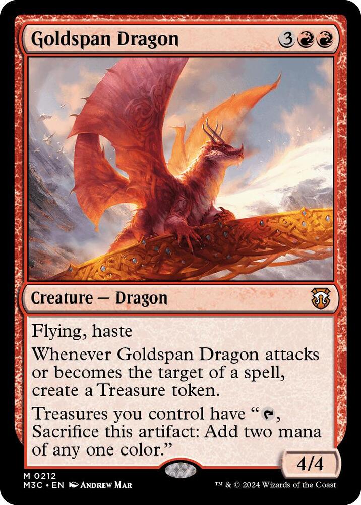 Goldspan Dragon | Commander: Modern Horizons 3 #212