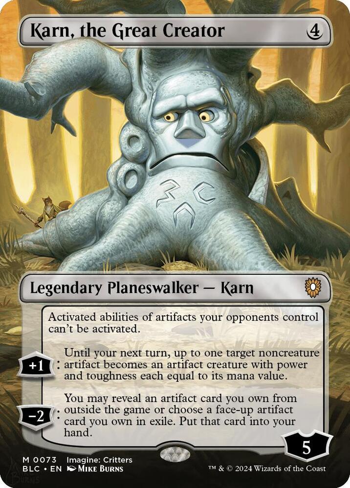 Karn, the Great Creator (Borderless) | Commander: Bloomburrow #73