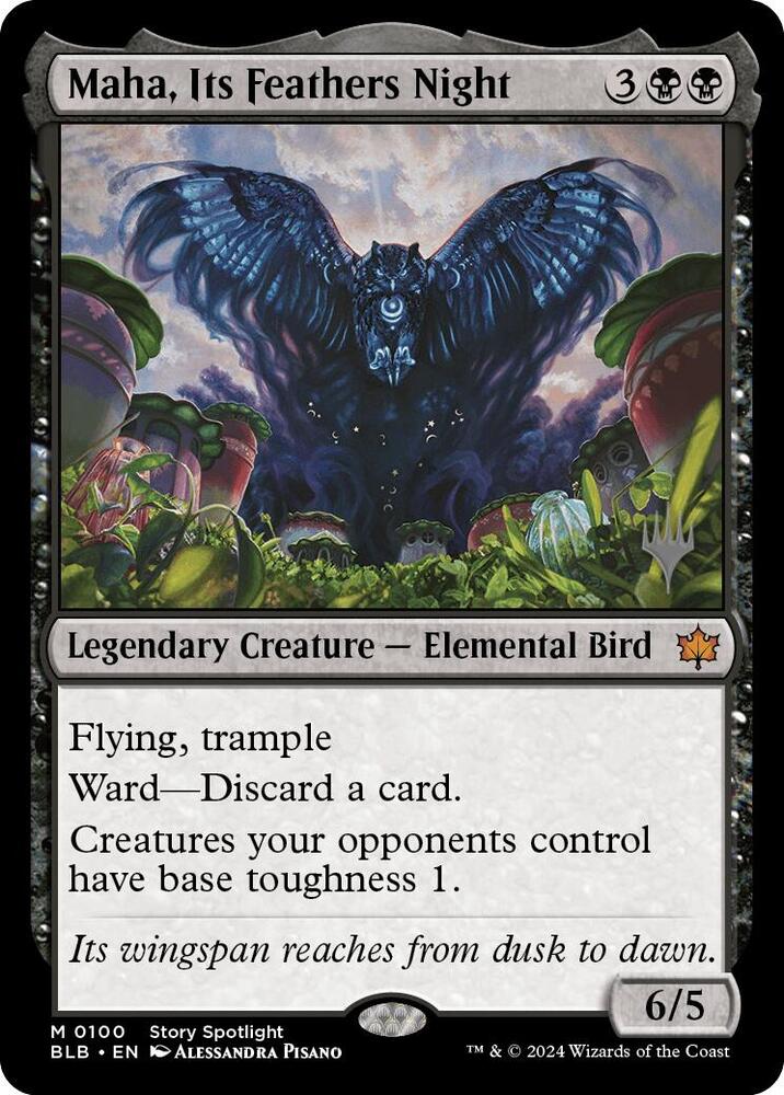 Maha, Its Feathers Night | Promo Pack: Bloomburrow #100