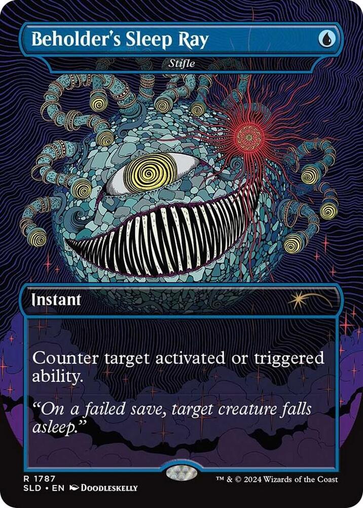 Beholder's Sleep Ray - Stifle | Secret Lair Drop Series #1787