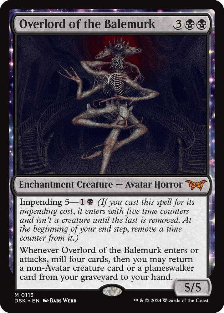 Overlord of the Balemurk | Duskmourn: House of Horror #113
