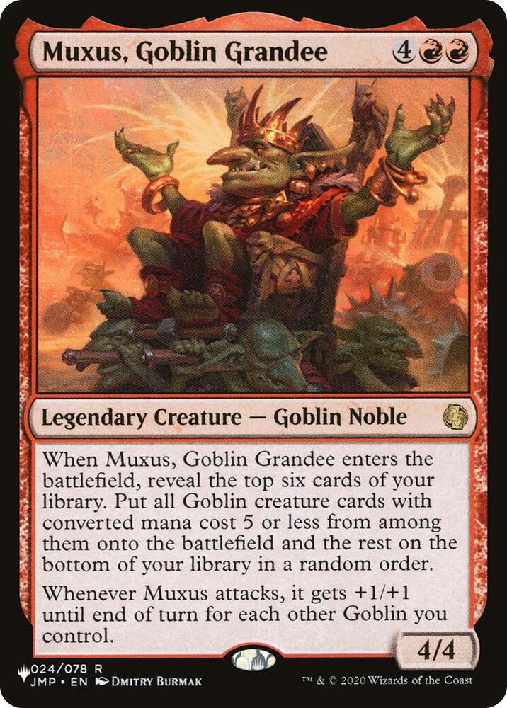 Muxus, Goblin Grandee | The List Reprints #024/078