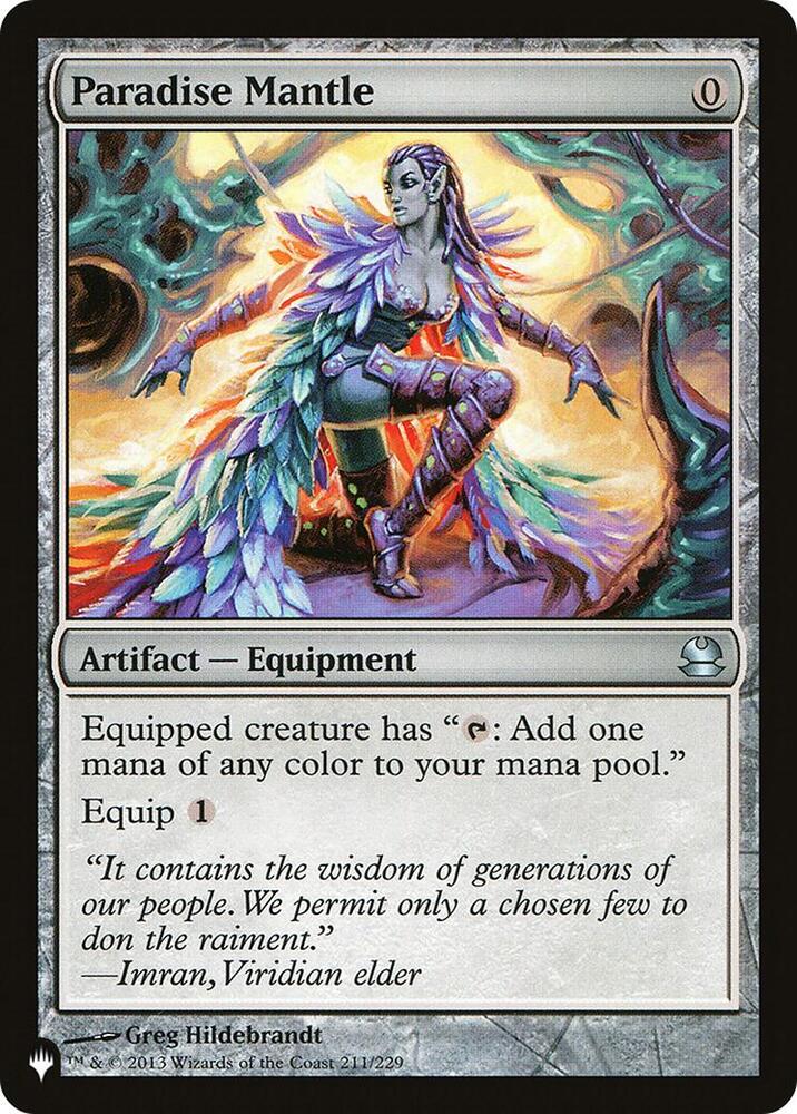 Paradise Mantle | The List Reprints #211/229