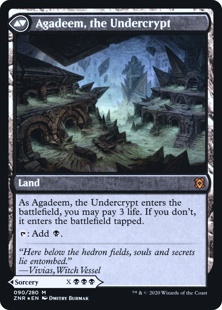 Agadeem's Awakening // Agadeem, the Undercrypt | Prerelease Cards #90