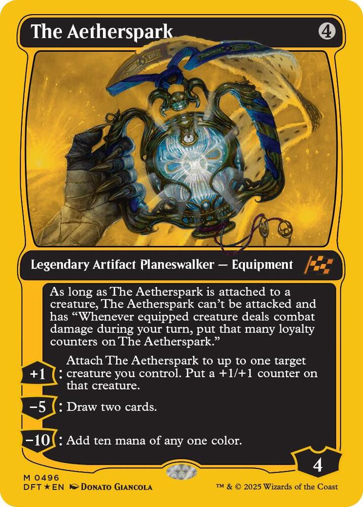 The Aetherspark (First-Place Foil) | Aetherdrift #496