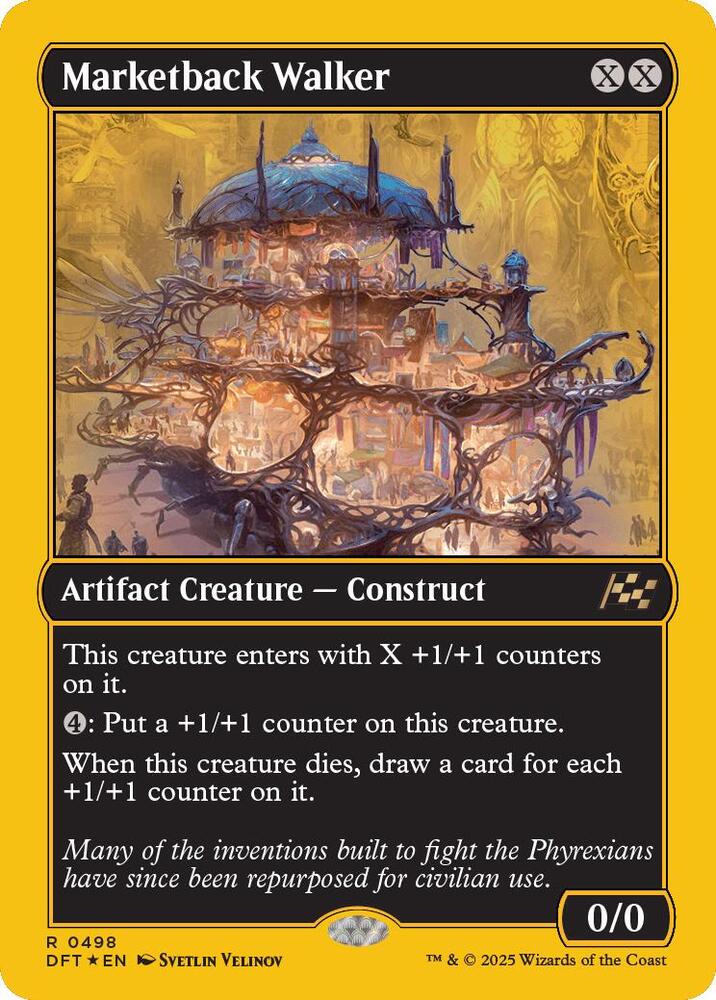 Marketback Walker (First-Place Foil) | Aetherdrift #498