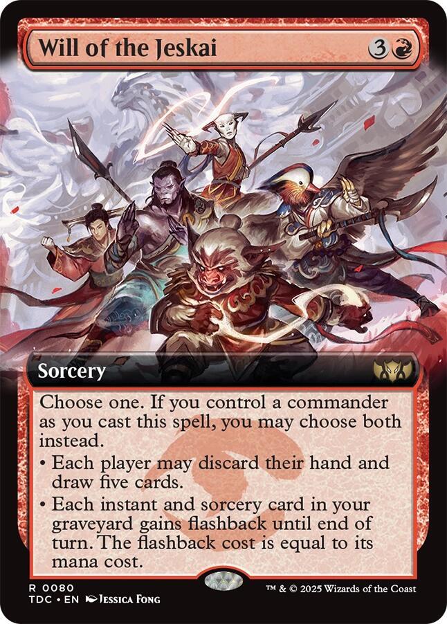 Will of the Jeskai (Extended Art) | Commander: Tarkir: Dragonstorm #80