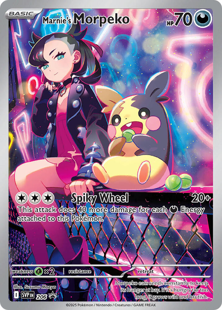 Marnie's Morpeko | SV: Scarlet & Violet Promo Cards #206