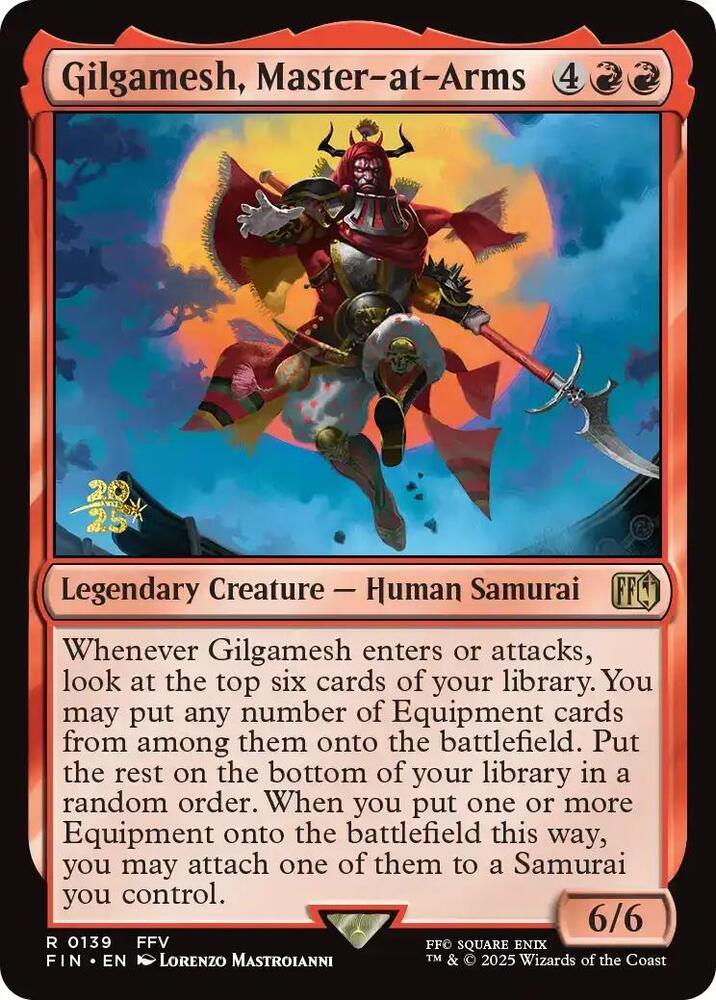 Gilgamesh, Master-at-Arms | Prerelease Cards #139