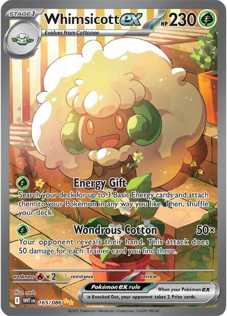Whimsicott ex - 165/086 | SV: White Flare #165/086