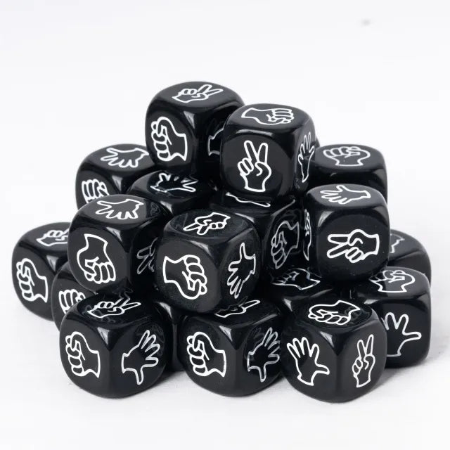 Rock Paper Scissors Dice (20mm D6)