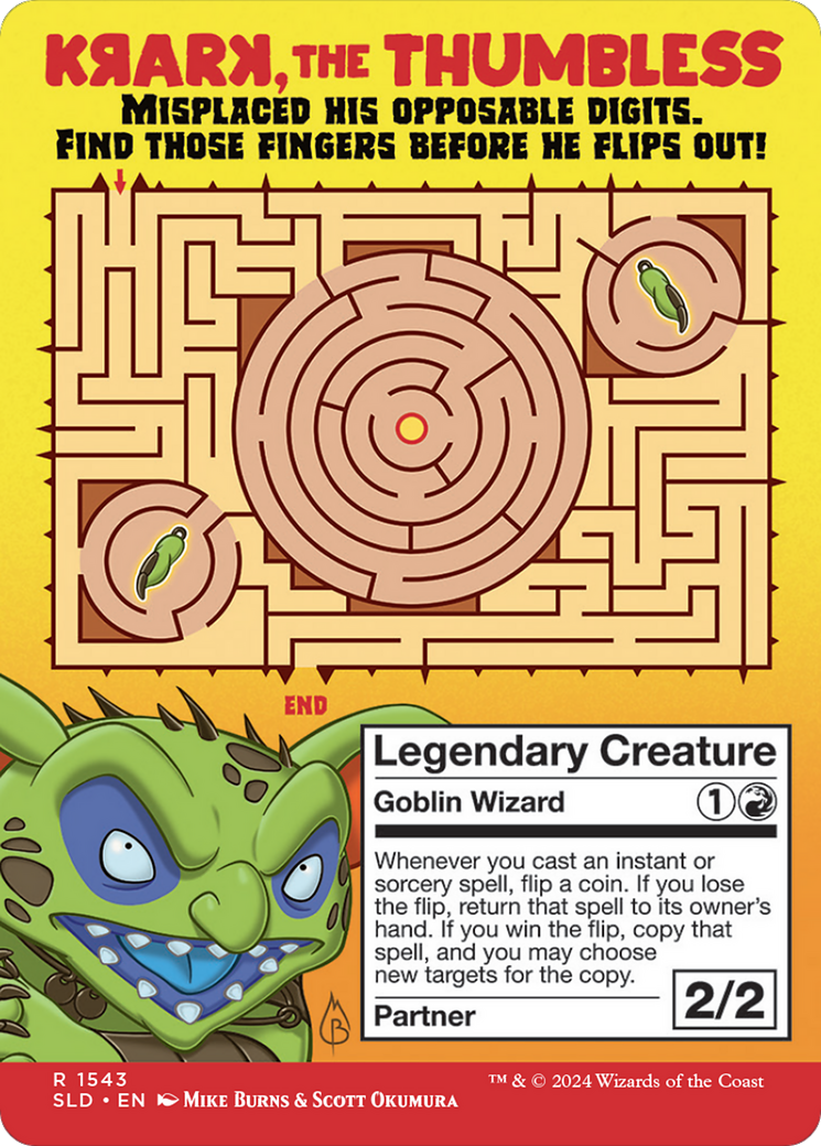 Krark, the Thumbless // Krark, the Thumbless | Secret Lair Drop Series #1543