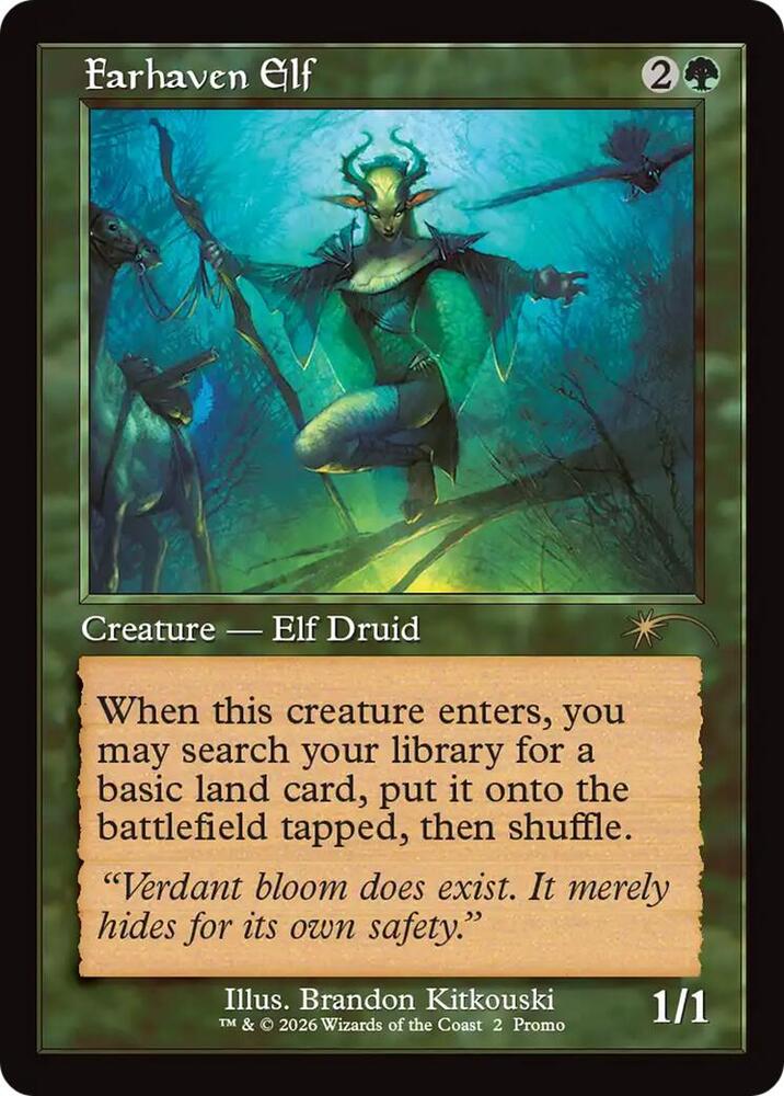 Farhaven Elf (Retro Frame) | WPN & Gateway Promos #2