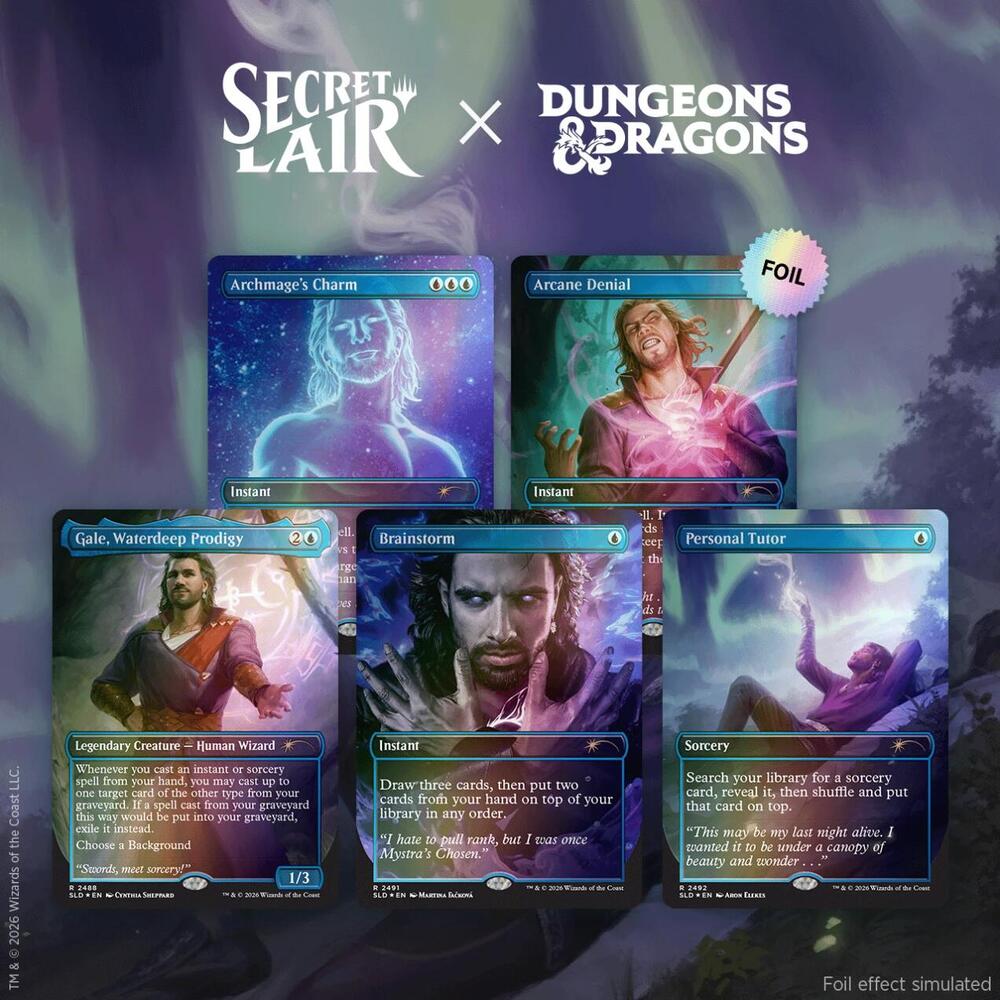 Secret Lair Drop: Secret Lair x Dungeons & Dragons: Gale’s Ambition - Foil Edition | Secret Lair Drop Series #unknown