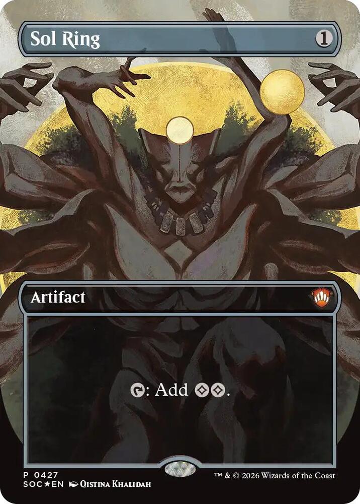 Sol Ring (Borderless) | Commander: Secrets of Strixhaven #427