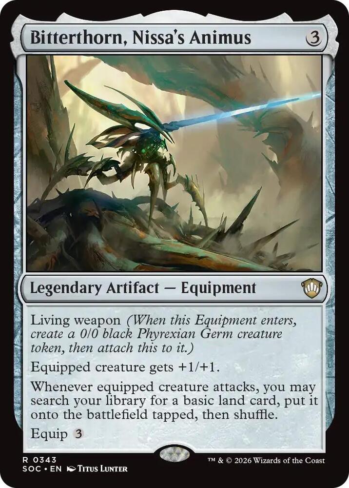 Bitterthorn, Nissa's Animus | Commander: Secrets of Strixhaven #343