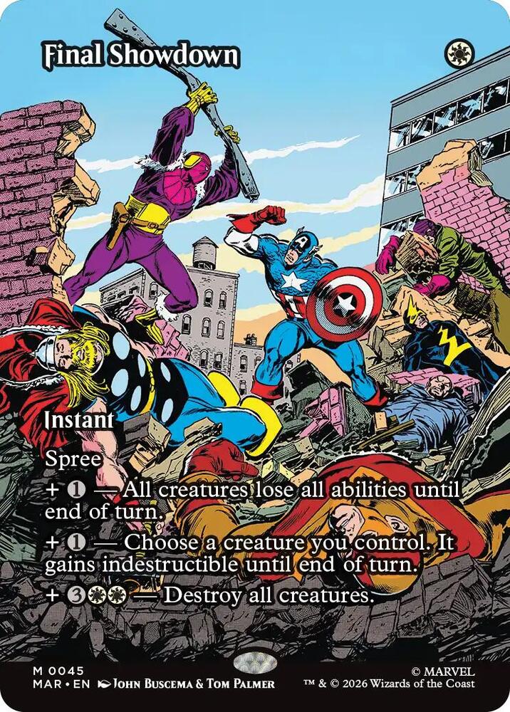 Final Showdown (Borderless) | Marvel Universe Eternal-Legal #45